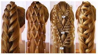 4 Fancy Ponytail Hairstyles For Wedding Party | Cute Hairstyles | Queues De Cheval Simples Et Belles