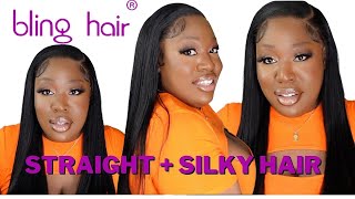 Aliexpress Wig (Bling Hair) Install + Review  | Transparent 13X4 250% Density Lace Frontal Wig
