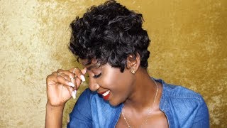 Short Cut Baddie! Janet Mommy Wig Review Ft Samsbeauty.Com | Simply Subrena