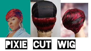 Diy/ Pixie Bowl Cut Wig/Beginners Friendly