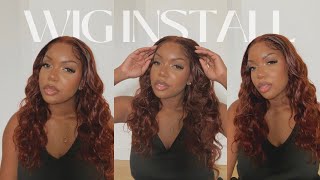 The Perfect Fall Wig | Easy Melted T Part Wig Install For Beginners Ft. Unice Hair