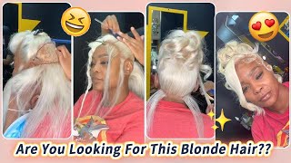Amazing Blonde Ponytail Hair Tutorial For Double Lace Frontal Pony | Extended Pony Look #Elfinhair