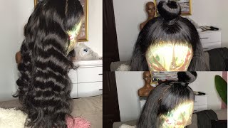 High Ponytail Tutorial With Wavy Wand Curls // Old Hollywood Waves Ft So Doll Extensions