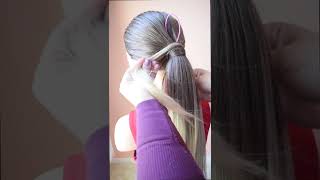 Simple Ponytail Hairstyle #Shorts