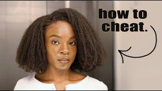 How To Fake Long Natural Hair| Most Natural, Most Undetectable U-Part Wig For 4C Hair