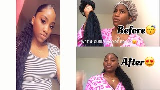 How To: Sleek Low Ponytail On Natural Hair (With Weave)