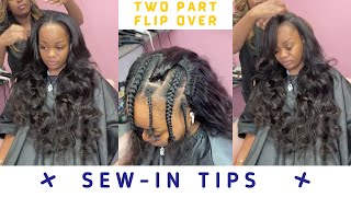 Wait! So Perfect Bundles Sew In By Two Part Flip Over Hair Extension For Natural #Elfinhair