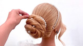 Most Beautiful Harstyle For Wedding. Hairstyle For Long And Medium Hair