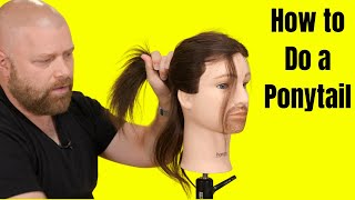 How To Get A Ponytail Hair Tutorial - Thesalonguy