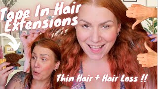 Tape In Extensions Review On Thin Hair - They Hurt, They Itch But Would I Get Them Again??