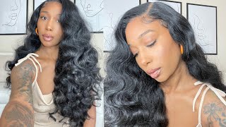 New Butta Lace Wig| Curly Body 26'| Ft. Elevatestyles