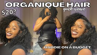 The Best Curly Beauty Supply Store Hair! Organique Shake N Go Hair Quick Weave (Under $20)