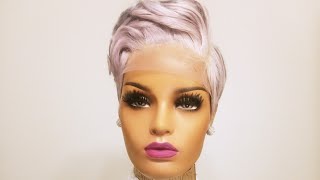 Pinned Pixie Lace Wig! Handmade.
