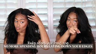New Wig: The Most Realistic Wig I Have Ever Tried! | Ilikehair Kinky Edges Wig