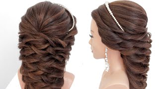 Easy Hairstyles. Braided Hairstyle. Party Hairstyle. Hairstyles For Girls With Medium & Long Hair.