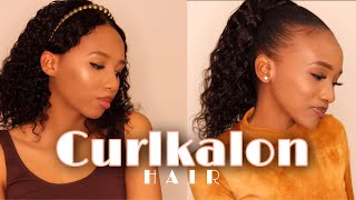 The Perfect Curls Ft Curlkalon Hair | Deep Wave Bob Wig | Wavy Ponytail | South African Youtubers.