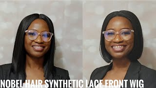 Affordable Aliexpress Synthentic Lace  Wig | Noble Hair Synthetic Lace Front Wig, Heat Resistant