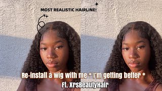 The Ultimate Reinstall Melt From Start To Finish|Beginners Wig|Step By Stepft.Xrsbeauty