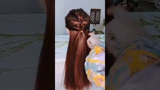 Amazing And Delightful Ponytail Hairstyle For Summer | #Shorts #Hairstyle...