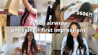 I Bought A $600 Hair Styler - Unboxing My Dyson Airwrap And First Impressions On Long Hair