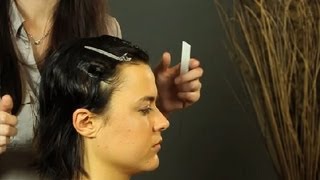 How To Do Finger Waves On Short Hair : Shoulder-Length & Short Hairstyles