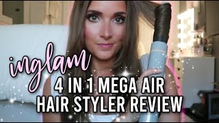 How To Use Inglam 4 In 1 Hair Styler | First Try & Review  Gypsy Wife Life