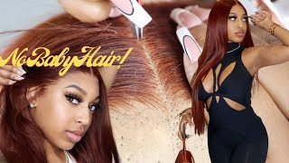 Watch Me Slay This Red/Brown Fall Wig Step By Step| (No Baby Hairs!) Ft Hermosa Hair