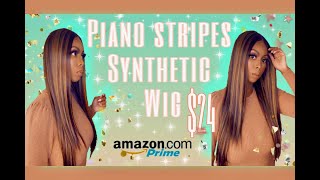 Piano Highlights| Synthetic Wig [ Vigorous Wigs ] Amazon