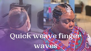 How To Do Quick Weave Finger Waves | New Orleans Hairstylist