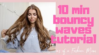 How To Curl Extensions - Bouncy Curls On Extensions - 10 Minute Hair Tutorial With Mark Hill Wand
