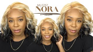 Bobbi Boss Synthetic Hair 13X4 Deep Hd Lace Wig - Mlf257 Nora --/Wigtypes.Com