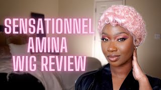 Sensationnel Sheer Muse | Short Curly Pixie Cut | Wig Review | Amina | Ft Samsbeauty | Tan Dotson