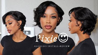 Short And Sassy Watch Me Install This 13X6 Hd Lace Pixie Cut Wig! - Ftmyqualityhair