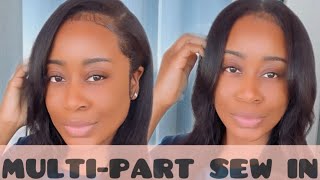 Minimal Leave-Out Multi Part Sew In!!!