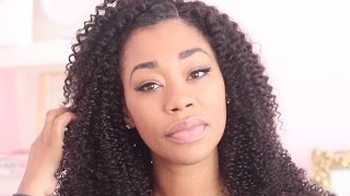 Affordable Curly Hair Extensions And Install Video- Chimerenicole