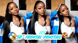 30" Frontal Ponytail  From Amazon !!