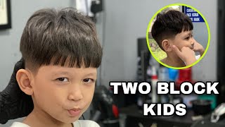 Rambut Anak -Anak Model Lurus Cukur Two Block | Korean Hair Style
