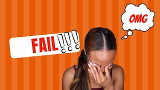Braided Ponytail Fail | Messing Up My Hair Before Vacation. Yikes