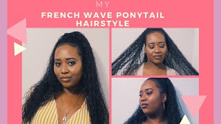 How To Install Ponytail| French Wave 30"| Sensationnel