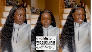 Must Have* 24" Loose Deep Wave Hd Curly Wig Install | Wiggins Hair