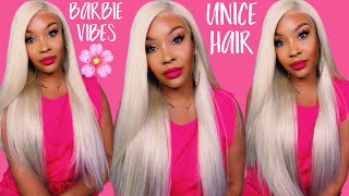 Barbie Vibes  Watch Me Install & Style This 613 Blonde Wig| Ft. Unice Hair