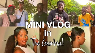 Days In My Life Living In Gambia | Meeting Subscribers + Getting Tape In Extensions | Ft. Ula Hair
