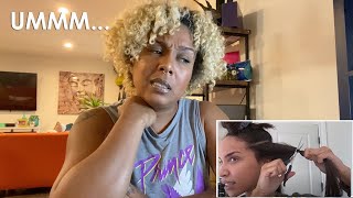 Black Hair Dresser Reacts To Raven Elyse Curly Pixie Cut