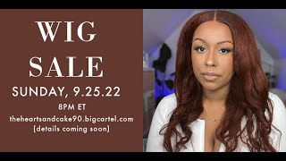 (Small Sale)  Sept. Wig Sale 2022 | Info Video | Watch Before The Sale + Read The Description Box (