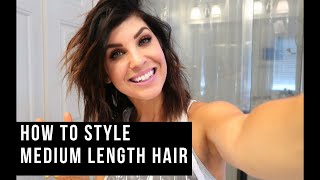 How To Style Medium Length Hair | My Edgy Hairstyle