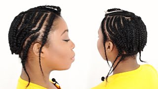 Sew In Braid Pattern With Leave Out Tutorial - (Part 2 Of 7)