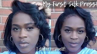No It'S Not A Wig, It'S My First Ever Silk Press On My Type4 Hair! I Did It Myself! Styles