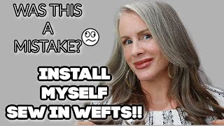 I Install My Own Hair Extensions /Sew In Weft At Home/ How To Install Jz Styles J Tied Wefts
