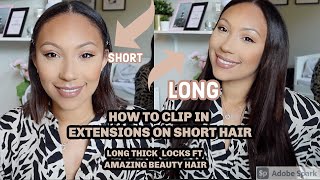 How To Apply Clip In Extensions At Home 2020 Ft Amazing Beauty Hair