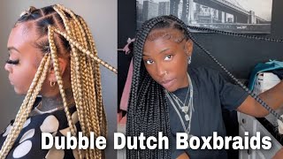 I Started A New Braid Trend On Tiktok *Dubble Dutch Boxbraids
